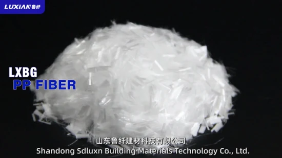 Sdluxn Engineering Ceramic Fiber Wholesale Lxbg Modified Polypropylene Polypropylene Fiber Products China Good Elasticity PP Staple Flber Supplier